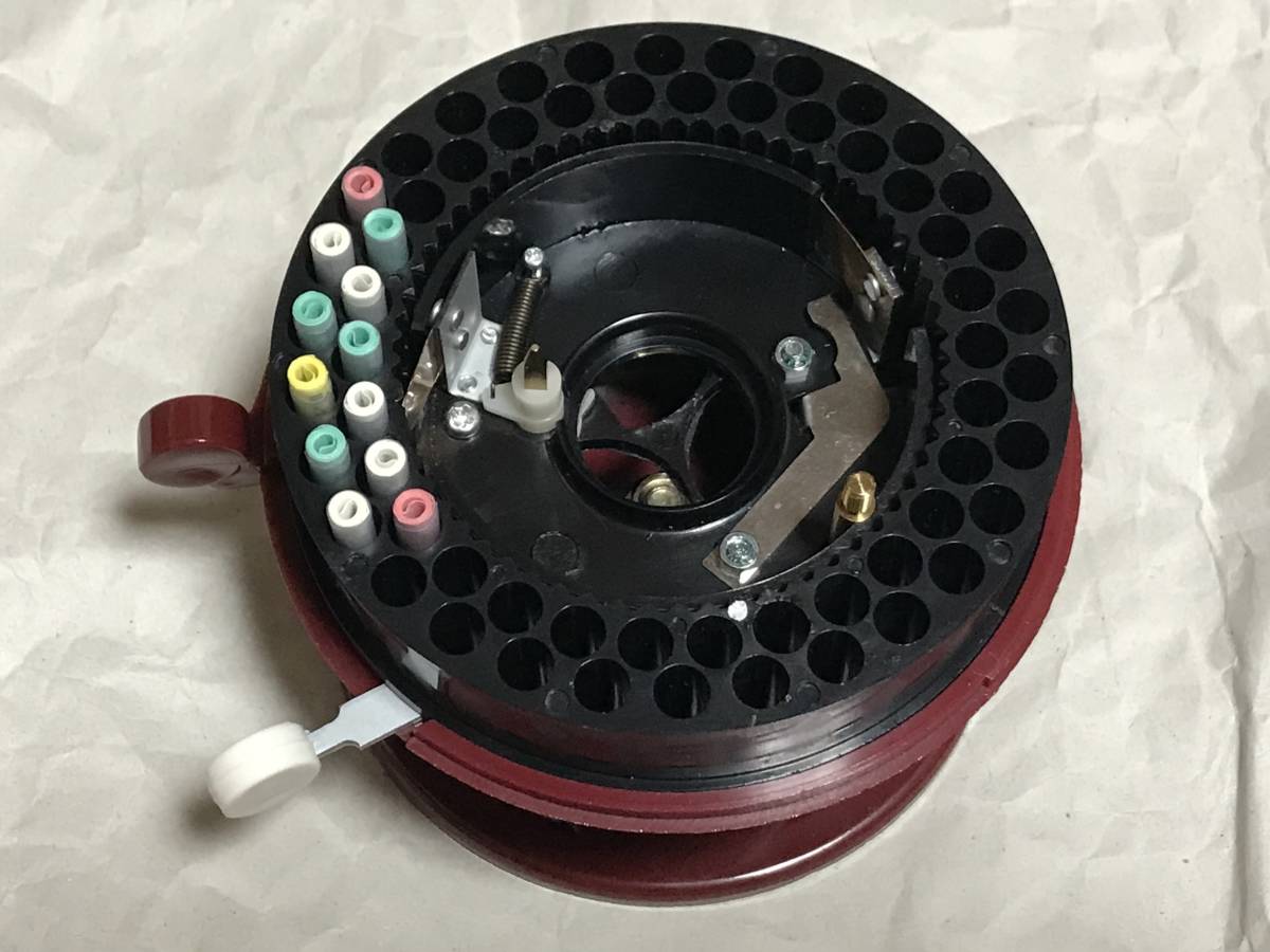 ルーレット式 おみくじ器 赤色 ブルー ミニチュアではなく本物 ルーレット式 おみくじ器 赤色 ブルー ミニチュアではなく本物
