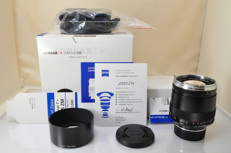 ★★新品級 Carl Zeiss Sonnar T* 85mm F/2 ZM Lens for Leica M Mount w/Box♪♪#5596