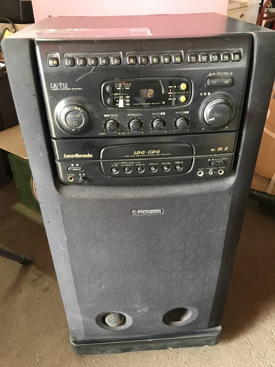 ◎佐YS2162☆pioneer パイオニアLK-T12 レーザーディスクLD カラオケ中古品ECM|代購幫