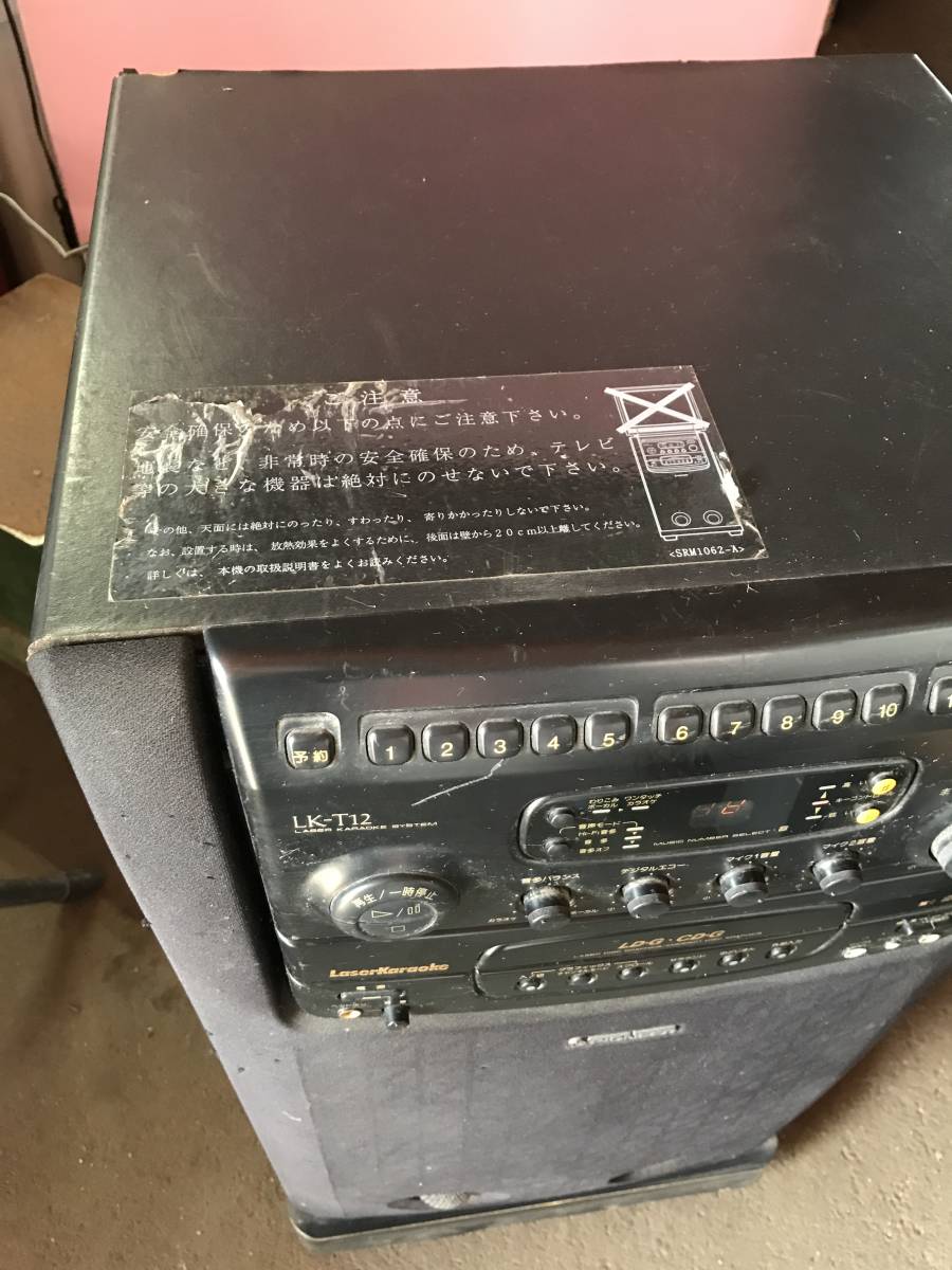 ◎佐YS2162☆pioneer パイオニアLK-T12 レーザーディスクLD カラオケ中古品ECM|代購幫