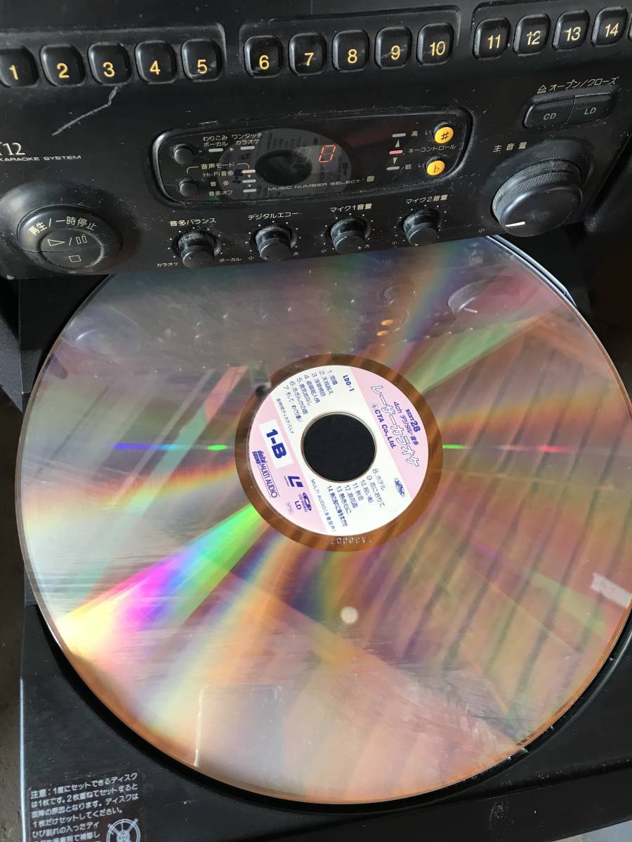 ◎佐YS2162☆pioneer パイオニアLK-T12 レーザーディスクLD カラオケ中古品ECM|代購幫