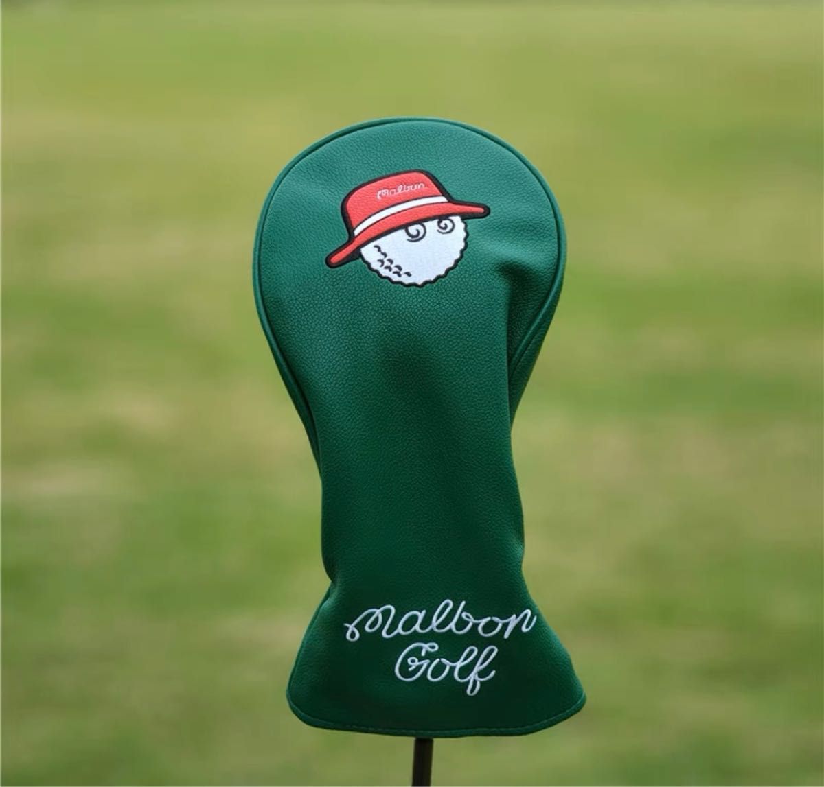 Malbon Golfマルボンゴルフカバー緑赤帽子｜PayPayフリマ