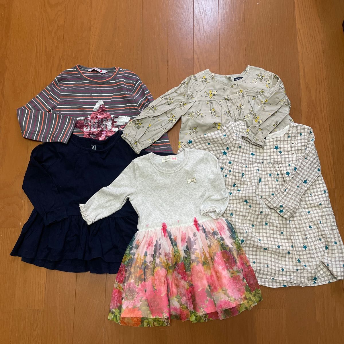 女の子 トップス　baby gap knitpremer  boboli 普段着　オシャレ着　80-90