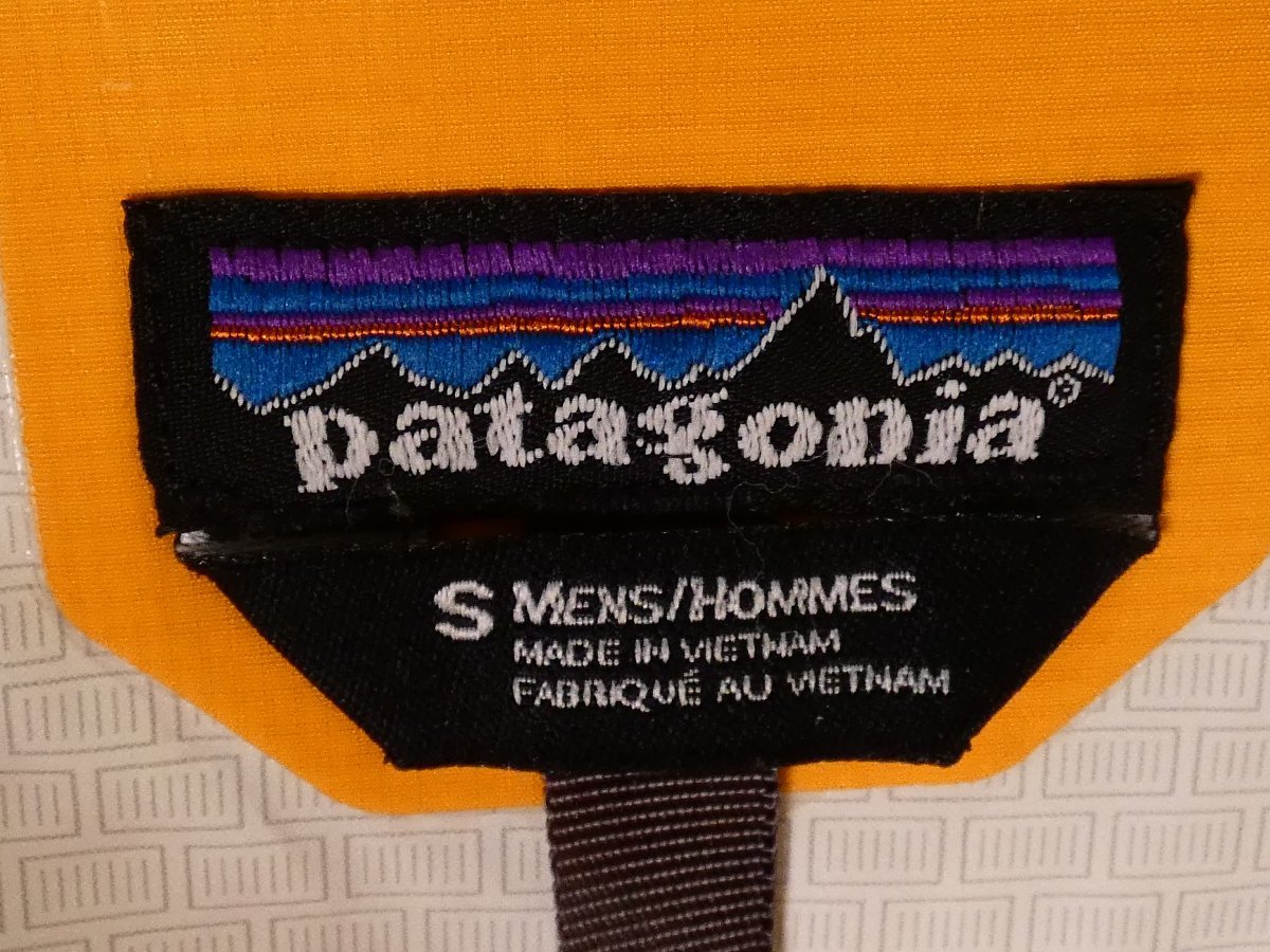 パタゴニア　Patagonia　フッ素超撥水　グラナイト・クレスト　ジップ　パーカー【M's(S)/4.6万円/イエロー/Sランク】d3I0_画像6