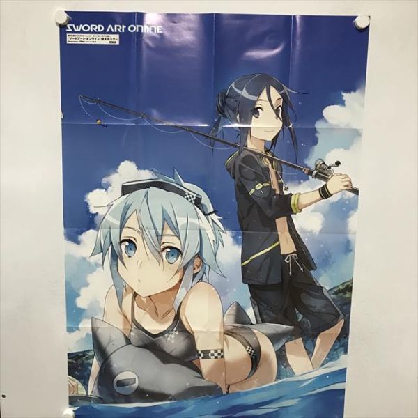 B12340 ◆ソードアート・オンライン SAO キリト シノン A1サイズ ポスター 送料180円 ★5点以上同梱で送料無料★_画像1