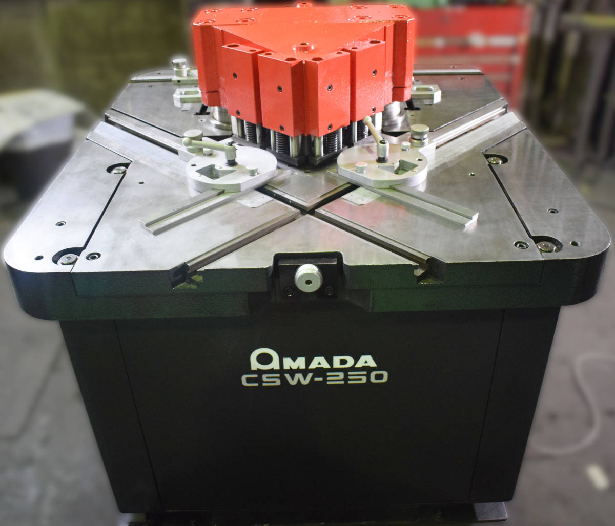 とっておきし福袋 【AMADA】アマダ CSW-250 コーナーシャー 1995年製 ターンテーブル付 消耗品 とっておきし福袋 【AMADA】アマダ CSW-250 コーナーシャー 1995年製 ターンテーブル付 消耗品
