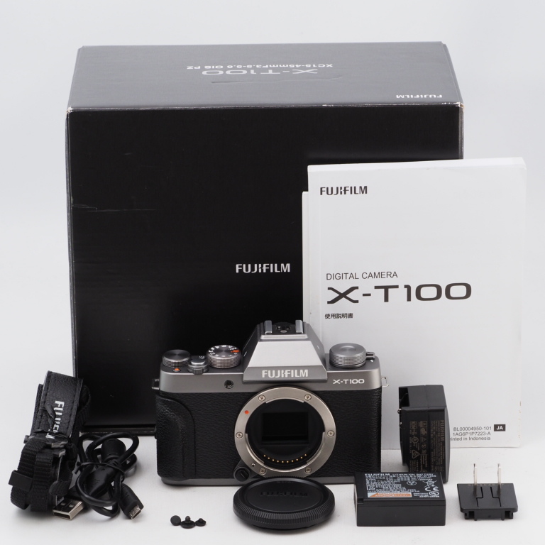 スーパーセール】 FUJIFILM フジフイルム ミラーレス一眼 X-T100ダーク