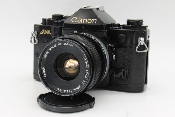 高速配送 + A-1 Canon FD 整備済 35mm 1:3.5 キヤノン - developpement