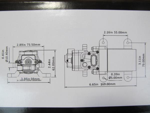 《送料無料！》◇超希少 ウォーターポンプ SEAFLO １２V キャンピングカー車中泊 キャンパー SFDP1-010-040-21 オートキャンパー 水ポンプ_掲載写真は他の同型モデルを流用致しました