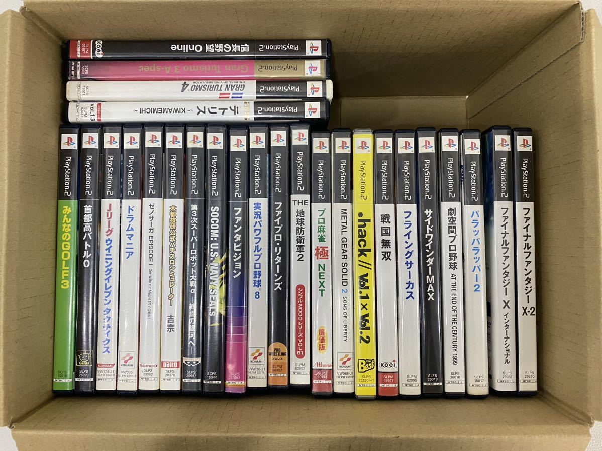 R3H048◆ プレイステーション2 PS2 ソフト まとめ売り 合計26点_画像1