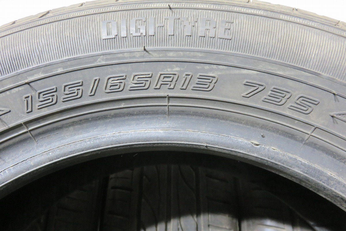 DUNLOP／ダンロップ EC202 155/65R13 4本SET／2019～20年製 8分山 オンロード／中古 ／23081523_画像7