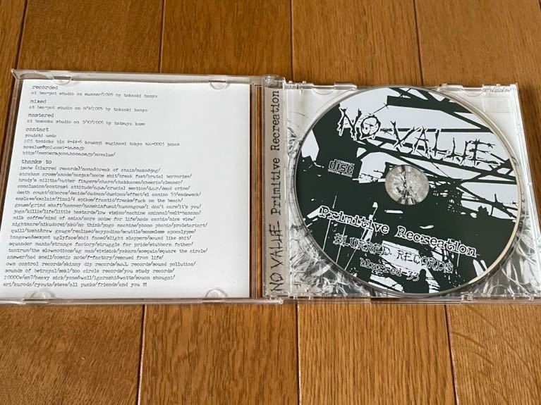 NO VALUE CD 女性ボーカル hardcore punkgauze lipcleam comes SOB DIRT LOS CRUDOS heresy ripcord detestation LARM_画像3