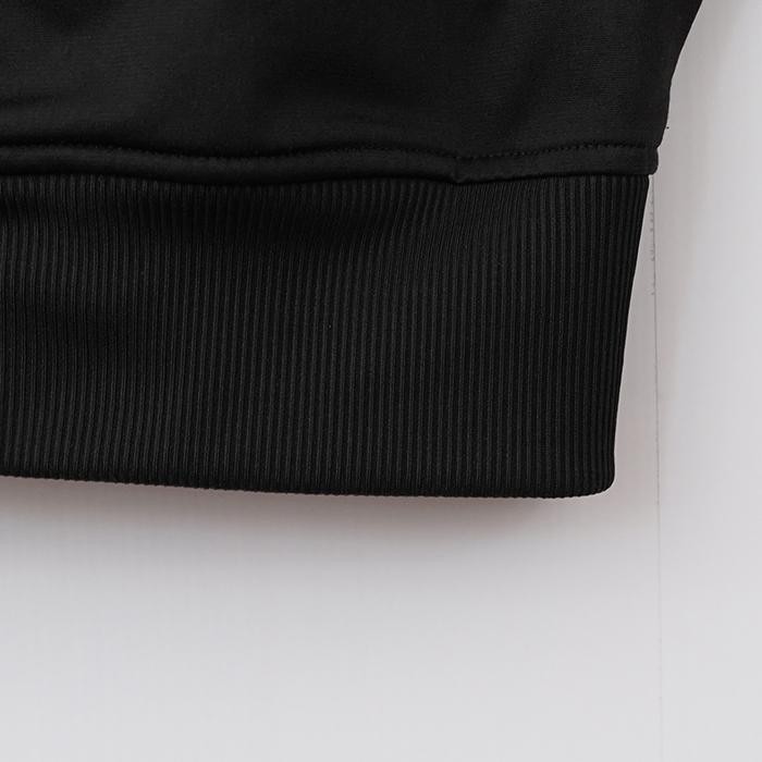 adidas アディダス トラックジャケット ML ブラック黒 ワンポイント刺繍_画像8