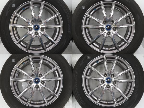 中古タイヤ ホイールセット 215/55R17 94V 17インチ 17x7J +47 5穴 PCD114.3 トーヨー 夏 送料無料（沖縄、離島除く）a18162_画像3