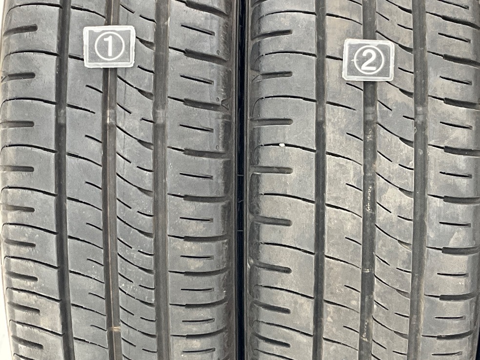 中古タイヤ 4本セット 155/65R13 73S ダンロップ ENASAVE EC204 夏 サマー 155/65/13ゼスト/アルト b3645_画像3