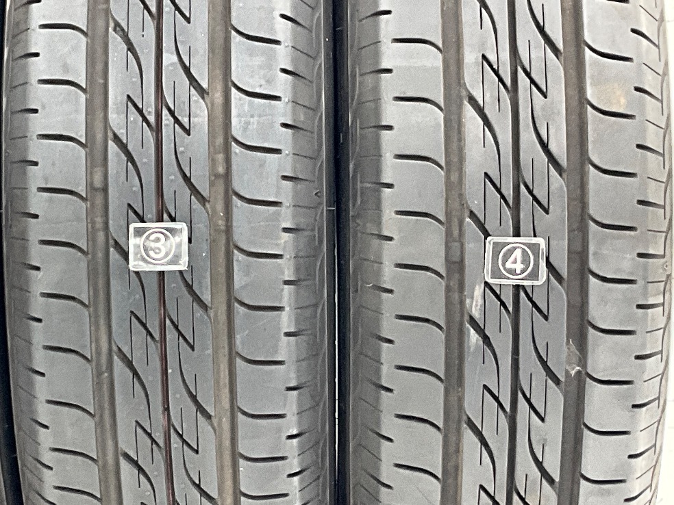 中古タイヤ 4本セット 175/65R14 82S ブリヂストン NEXTRY 夏 サマー 175/65/14 ブーン/ヴィッツ/デミオ b3050_画像4