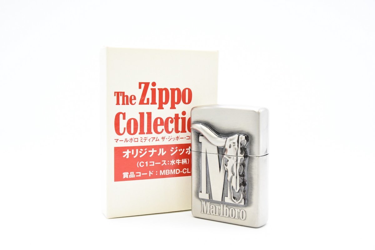 the Zippo Collection マールボロ ミディアム ザ・ジッポー・コレクション 水牛柄 喫煙具 オイルライター