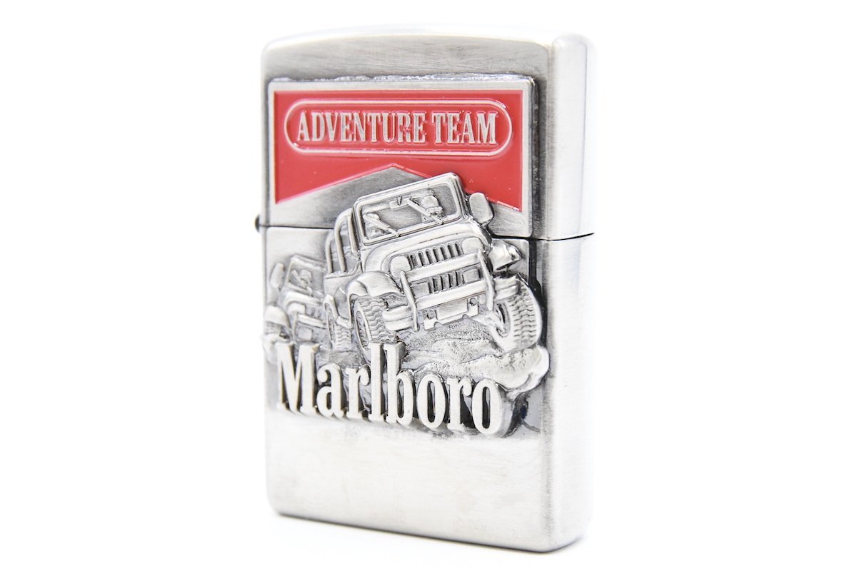 ZIPPO ジッポ Marlboro マールボロ ADVENTURE TEAM メタル貼り 1998年