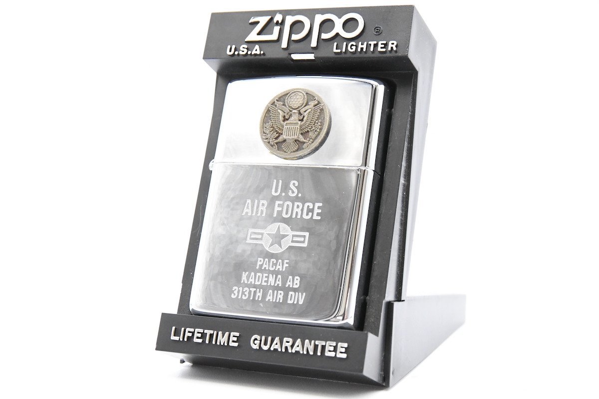 ZIPPO ジッポーU.S. AIR FORCE PACAF KADENA AB 313TH AIR DIV 1992年