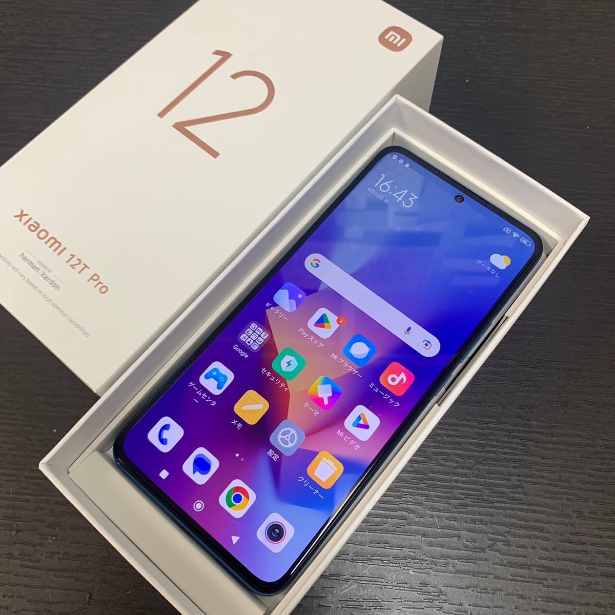 美品】Xiaomi 12T Pro 5G 12GB 256GB Dual Sim 一括購入 グローバル版