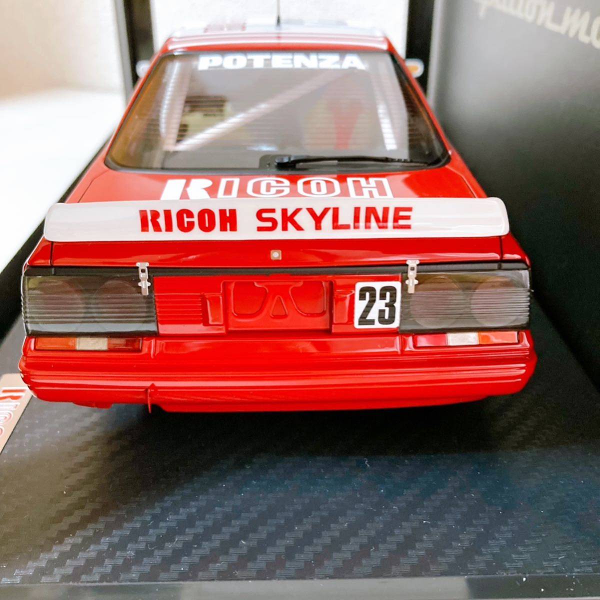 イグニッションモデル リコー ニッサンスカイライン 1/18 1988 イグニッションモデル リコー ニッサンスカイライン 1/18 1988