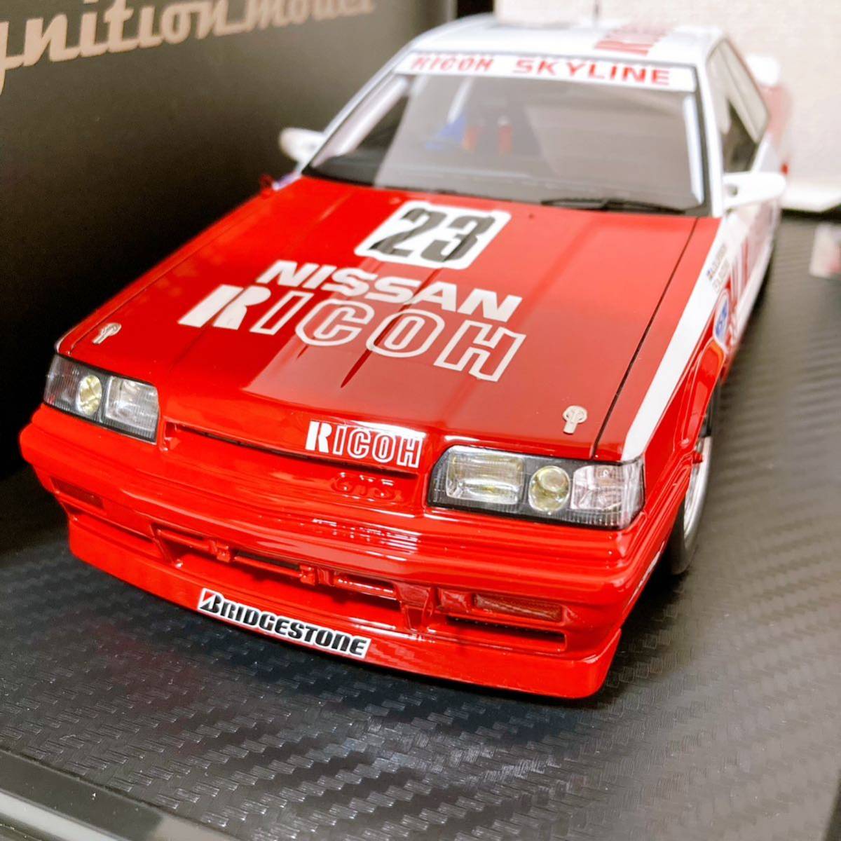 イグニッションモデル リコー ニッサンスカイライン 1/18 1988 イグニッションモデル リコー ニッサンスカイライン 1/18 1988
