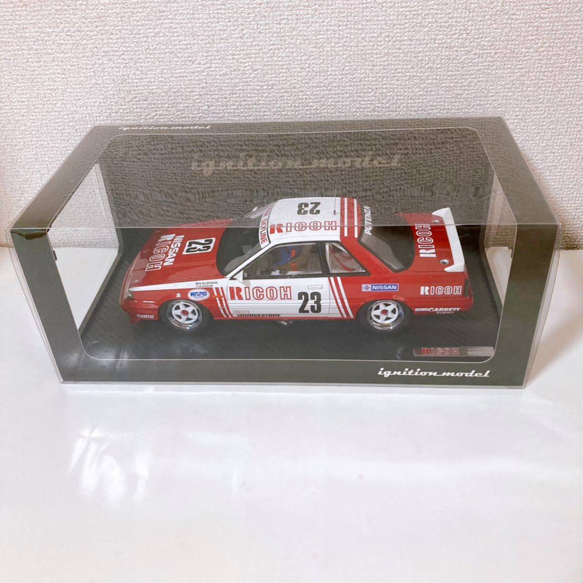 イグニッションモデル リコー ニッサンスカイライン 1/18 1988 イグニッションモデル リコー ニッサンスカイライン 1/18 1988