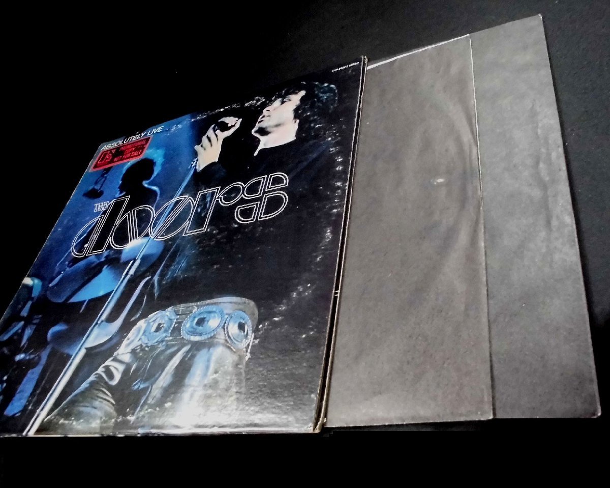 ●US-Elektraオリジナル””Promo White Labels 2LP, Radio-Station Copy!!”” The Doors / Absolutely Live_画像5