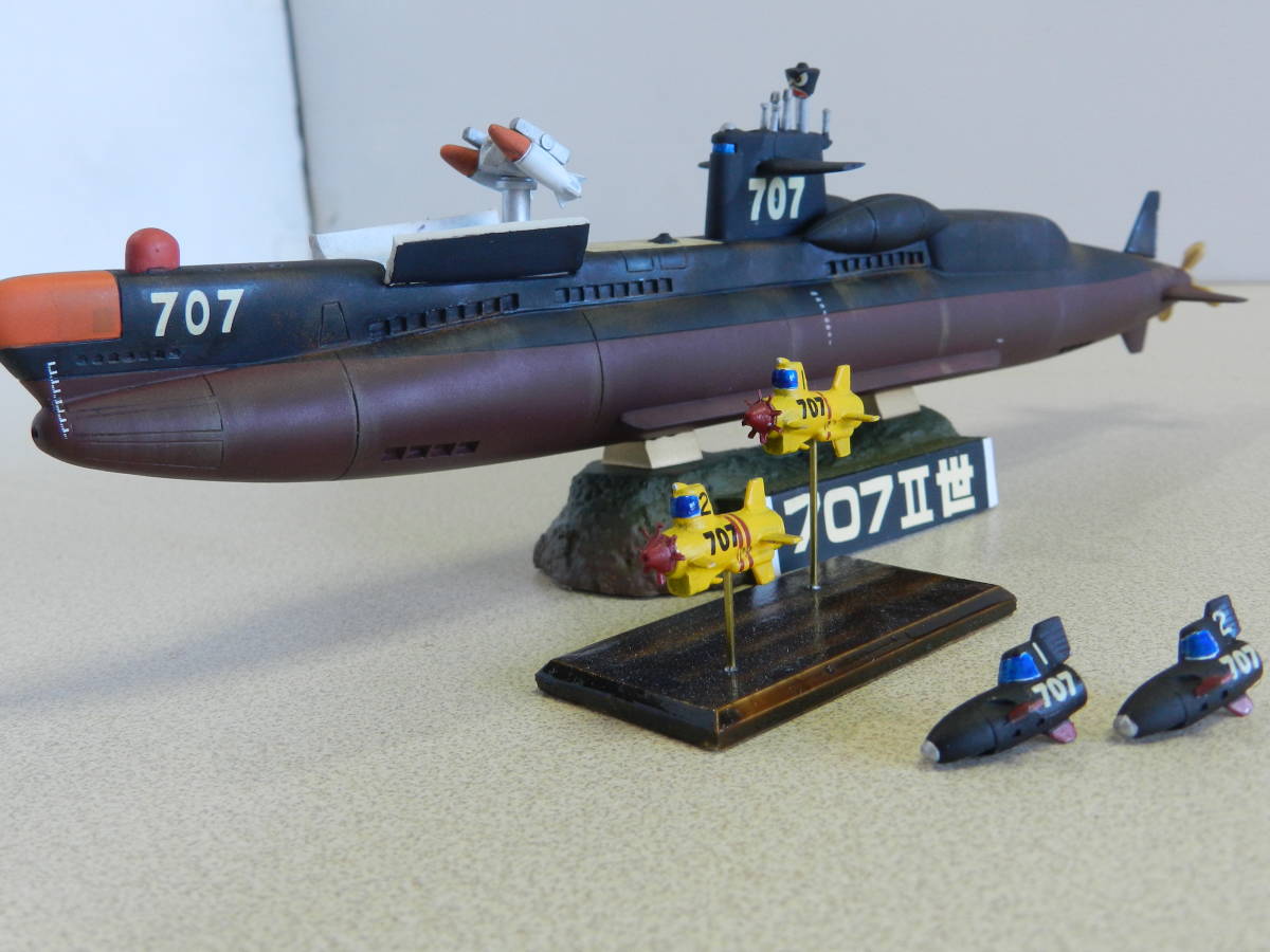 Yahoo!オークション - 1/350 サブマリン707 完成品 Yahoo!オークション - 1/350 サブマリン707 完成品
