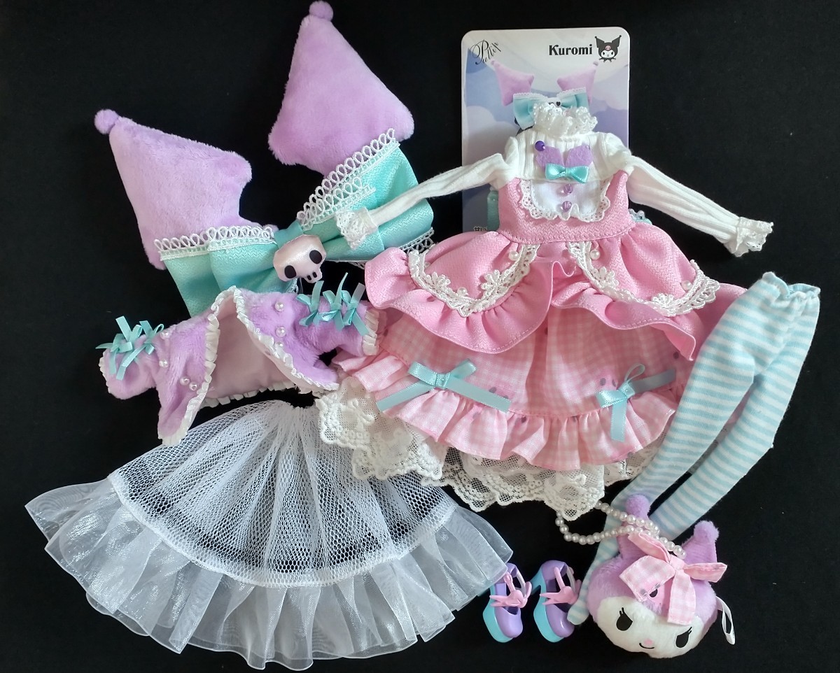 【SALE】 ドレス まとめ 一式 アウトフィット ドール サンリオ ver. Dream Sweet Kuromi Pullip クロミ プーリップ 服 ブライス オビツ プーリップ 【SALE】 ドレス まとめ 一式 アウトフィット ドール サンリオ ver. Dream Sweet Kuromi Pullip クロミ プーリップ 服 ブライス オビツ プーリップ