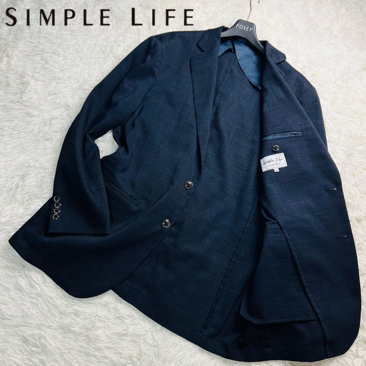 極美品】Simple Life シンプルライフ テーラードジャケット サマー
