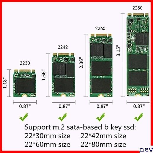 新品☆ M.2 AHCI対応不可SSDとPCIe NVMe PCIe SATA 2.5インチ→ SSD