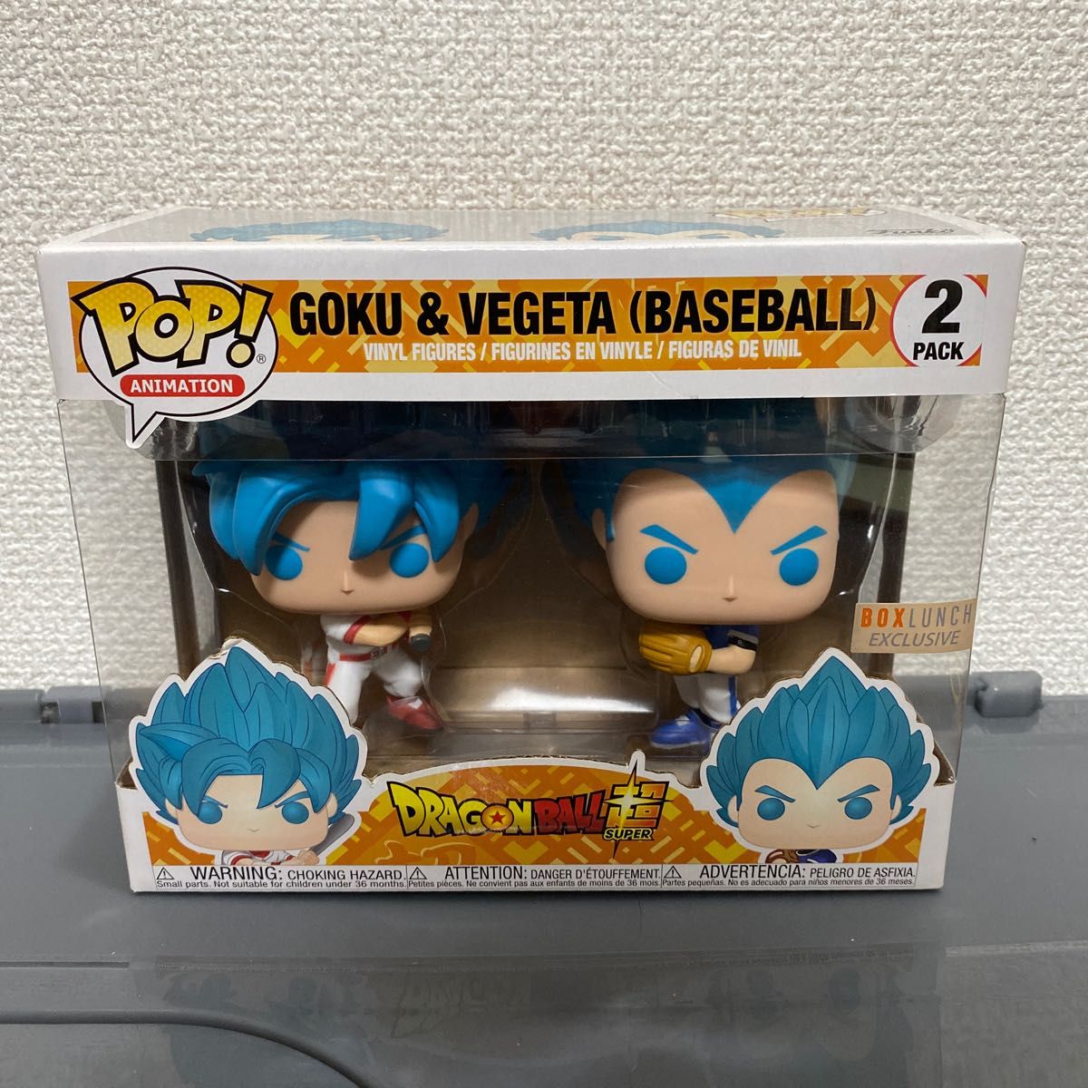 FUNKO POP! ドラゴンボール 悟空 ＆ ベジータ日本未発売 限定ベースボールバージョン