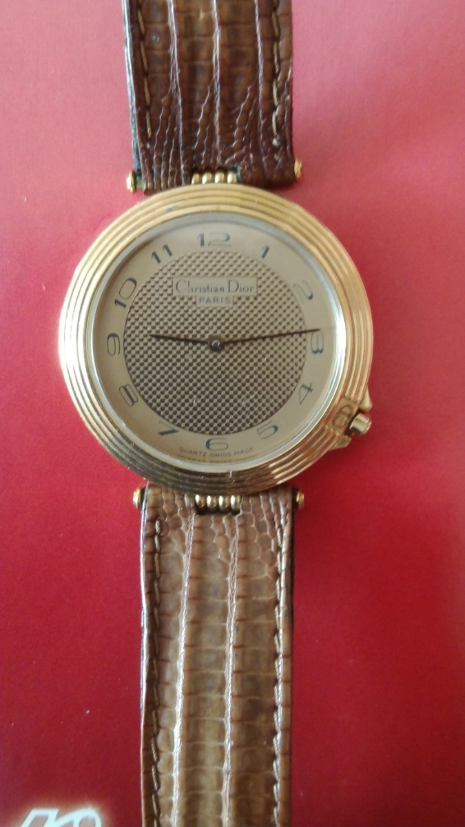 クリスチャン・ディオール　Christian Diorメンズ　クォーツ腕時計