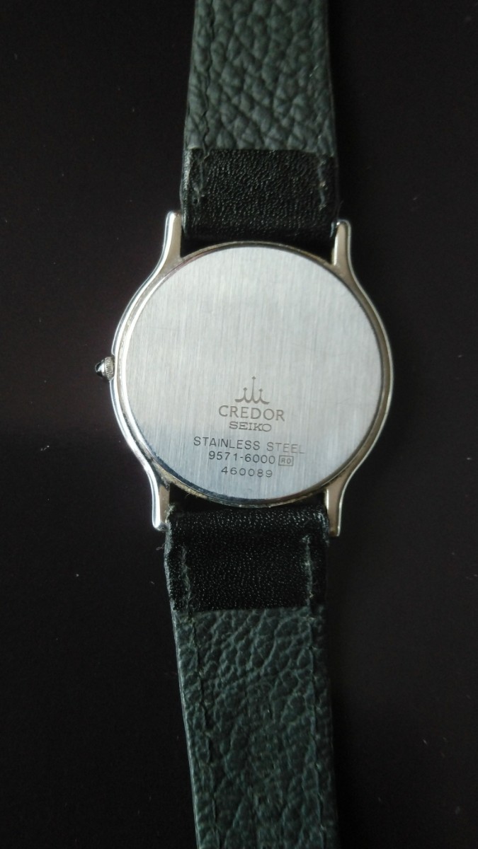 セイコー クレドール クォーツ腕時計 9571-6000 _画像2