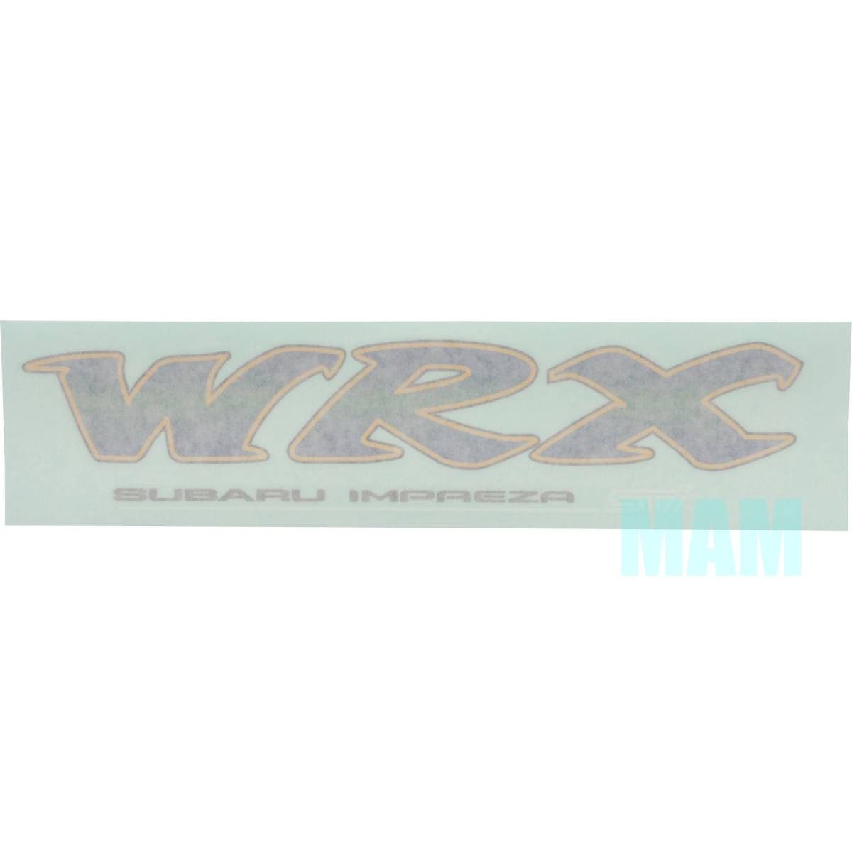【新品】スバル純正品☆ GC8 インプレッサ WRX デカール ステッカー STi ホワイト　トランク_画像1