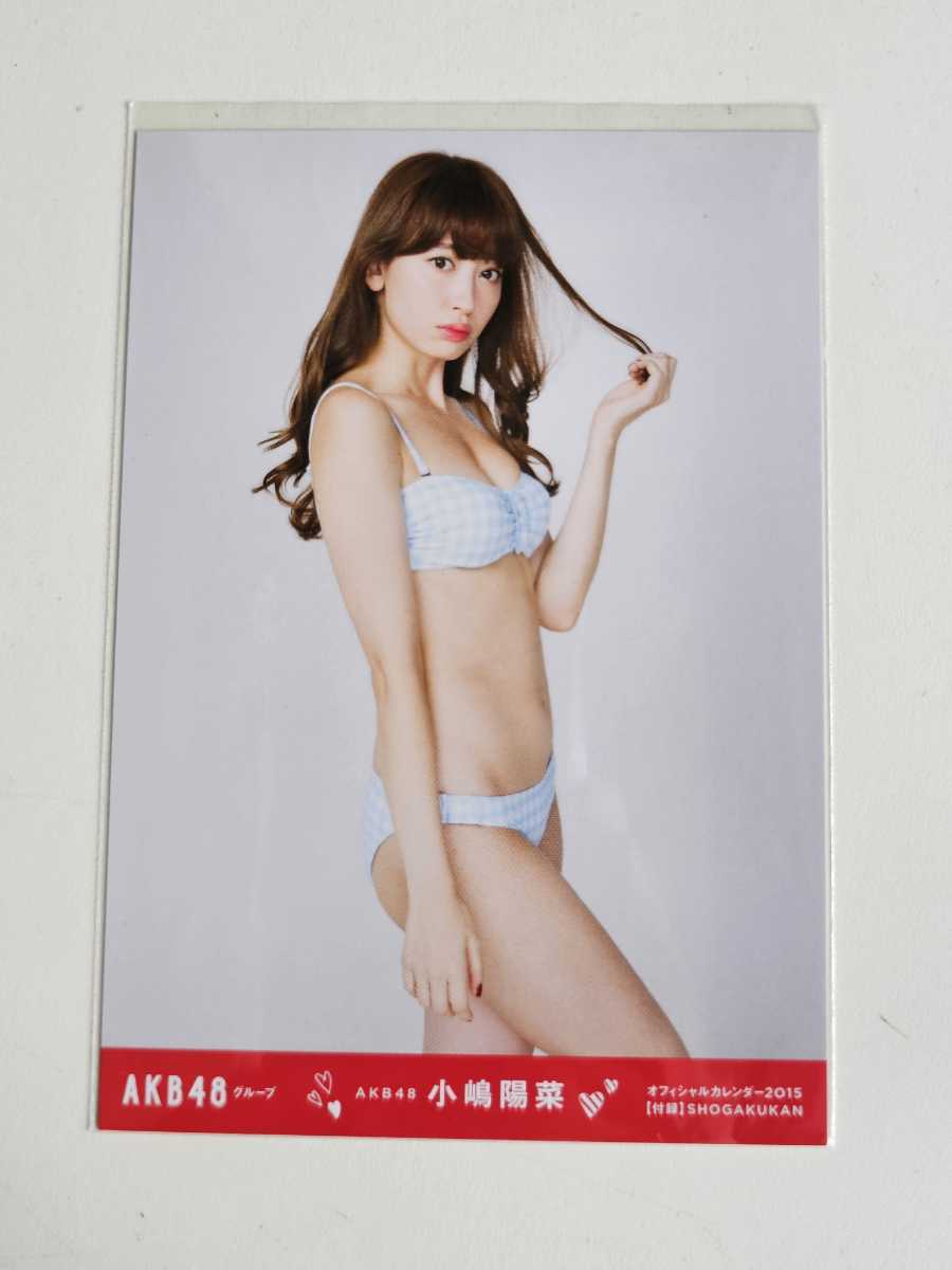 AKB48 小嶋陽菜 AKB48グループ オフィシャルカレンダー2015 封入特典 生写真_画像1
