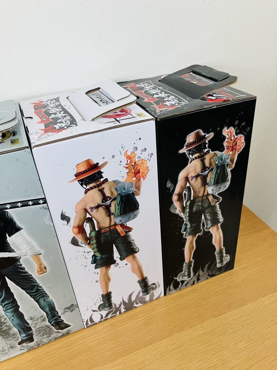 未開封未使用 一番くじ ワンピース ONE PIECE 悪魔の実の能力者達 時代の荒くれ者達 A賞 ラストワン賞 エース ロー 4体セット