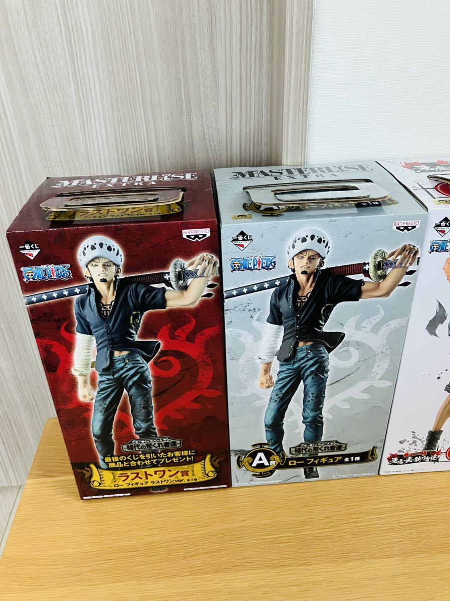 未開封未使用 一番くじ ワンピース ONE PIECE 悪魔の実の能力者達 時代の荒くれ者達 A賞 ラストワン賞 エース ロー 4体セット