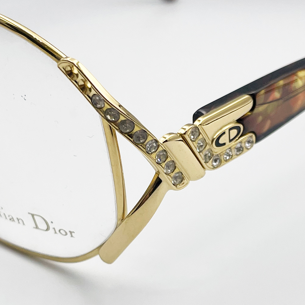 メガネフレーム Christian Dior クリスチャン・ディオール　2619 フルリム オーストリア製 デッドストック ジャンク メガネ 眼鏡 送料無料