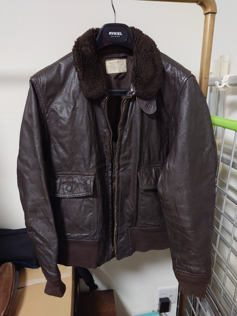 人気 70s 60s USN 44 G-1 ビンテージ ミリタリー XLサイズ以上