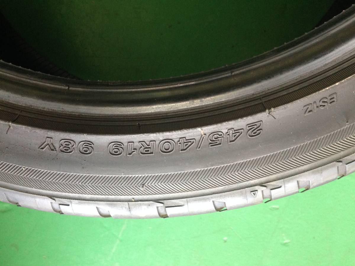 中古　245/40Ｒ19　Ｓ001　 2本　2015年製造　 原文:中古　245/40Ｒ19　Ｓ001　 2本　2015年製造　