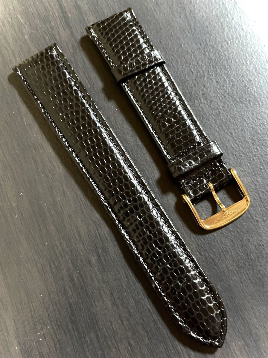 【LONGINE 純正 革ベルト】未使用品 ロンジン 純正 ゴールド尾錠 ラグ幅18ミリ 尾錠幅14ミリ レザーベルト