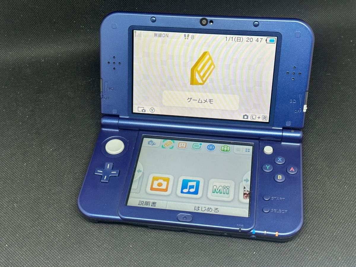 Newニンテンドー3DS LL メタリックブルー 箱付き｜PayPayフリマ