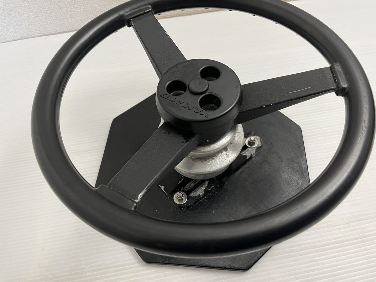  rare YAMATO boat race steering wheel * memorial * boat memory Yamato Yamato SG. length Monkey Turn 