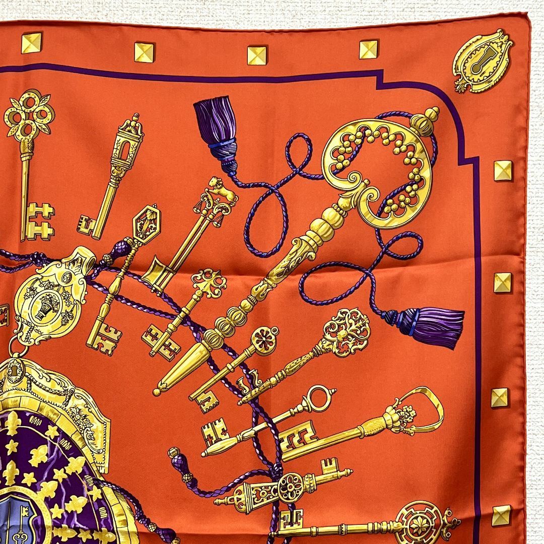 美品】HERMES スカーフ Les Cles カレ90|PayPayフリマ