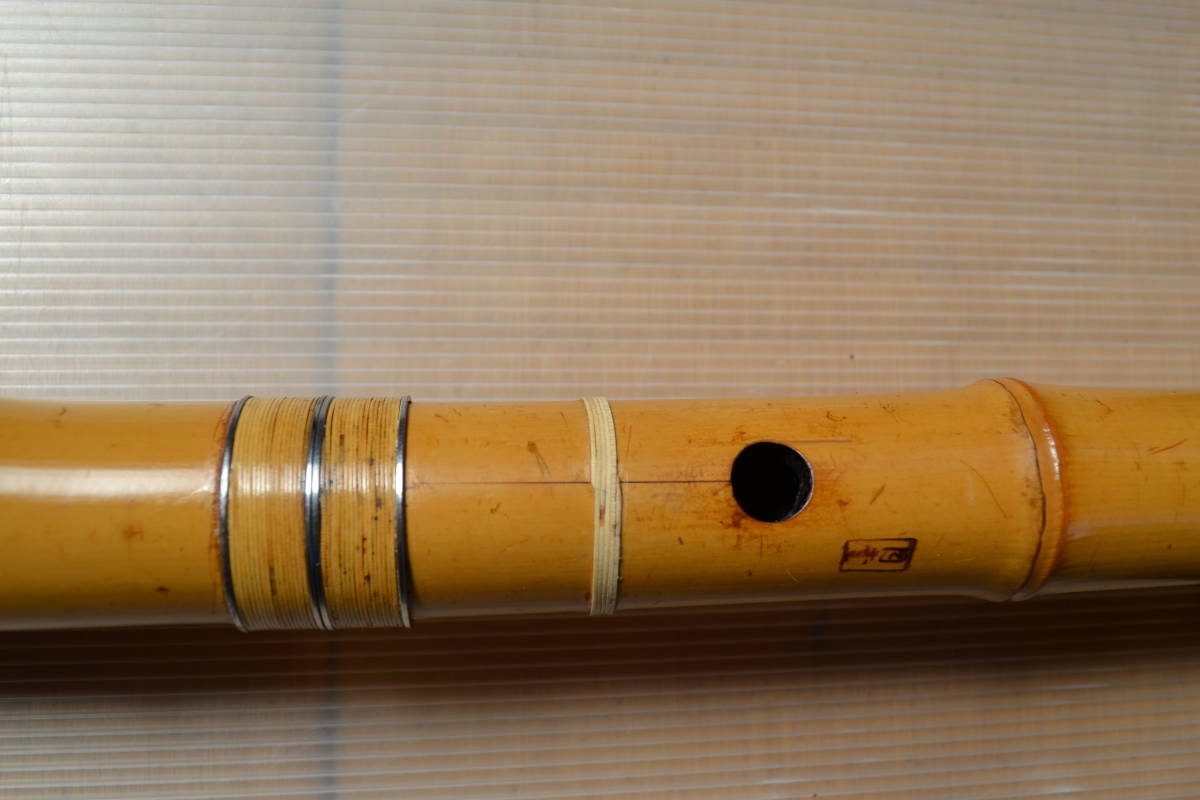 尺八 1尺8寸管 銘「月童」 中継ぎ銀3線籐巻き の商品詳細 | ヤフオク