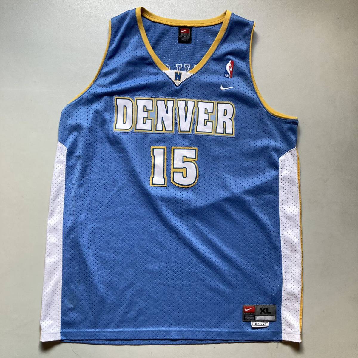 NBA game shirt NIKE team DENVER 15 CARMELO ANTHONY ナイキ バスケットボーゲームシャツ ユニフォーム　カーメロアンソニー