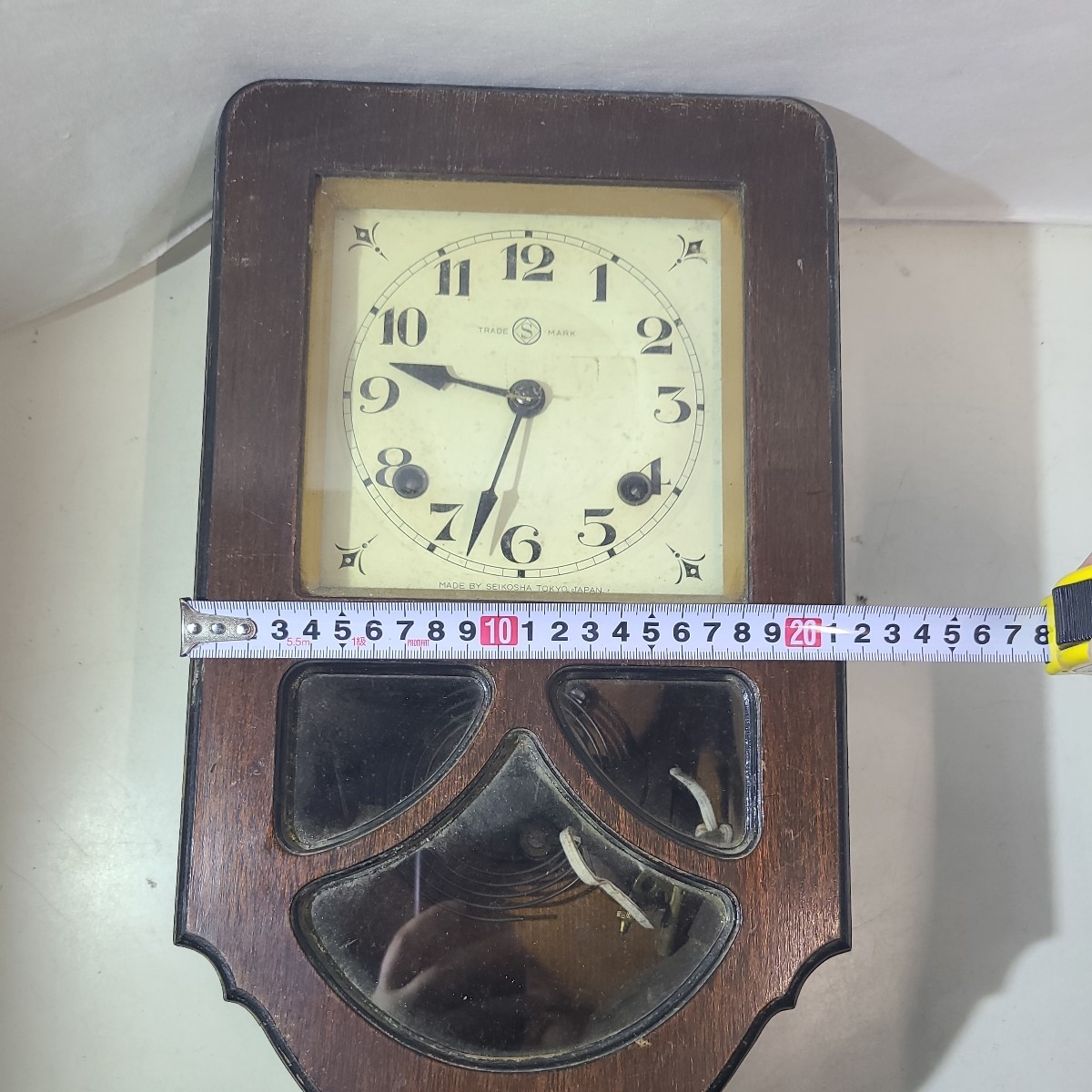 昭和レトロ 精工舎 セイコー 柱時計 SEIKO 壁掛け時計 振り子時計 