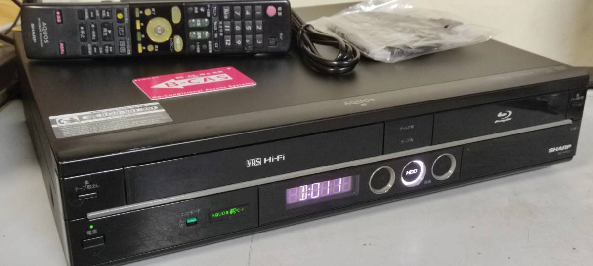 Yahoo!オークション - SHARP 「BD-HDV22」 VHS一体型ビデオデッキ...